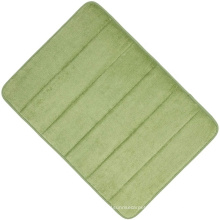 Coral Velvet Super Water Absorption Soft Machine Washable Memory Foam Bath Mat Bathroom Non-Slip Mat